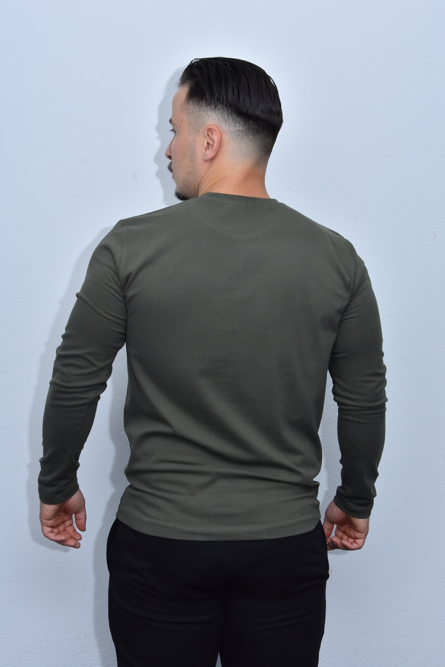 Инат Мајица Дугих Рукава - М3 - Маслинаста