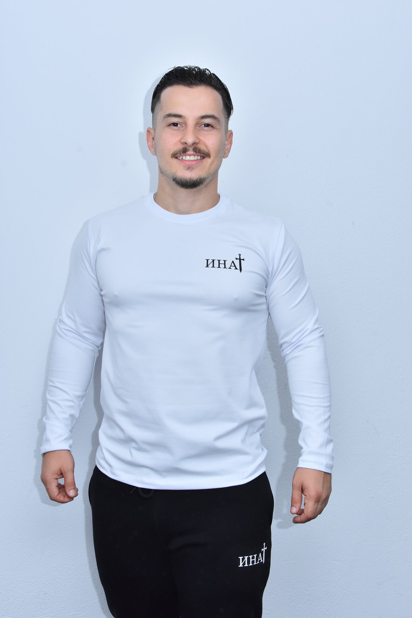 Инат Мајица Дугих Рукава - М3 - Бела