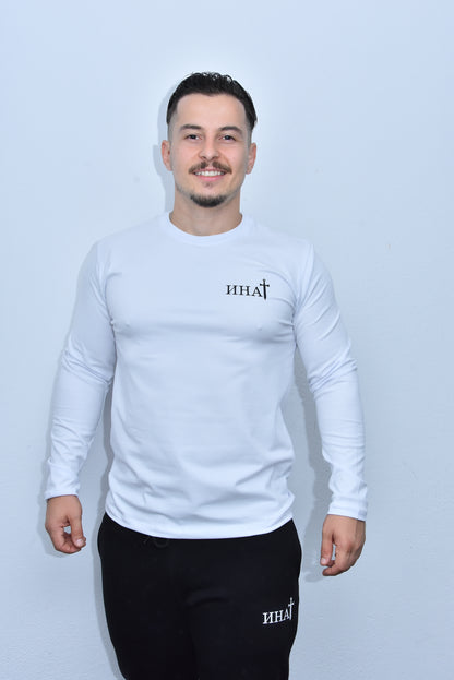 Инат Мајица Дугих Рукава - М3 - Бела