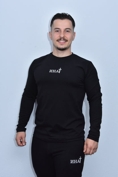 Инат Мајица Дугих Рукава - М1 - Црна