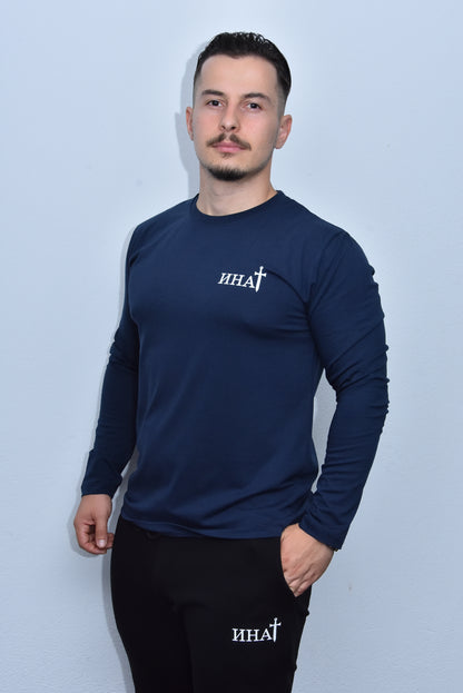 Инат Мајица Дугих Рукава - М3 - Морнарско плава